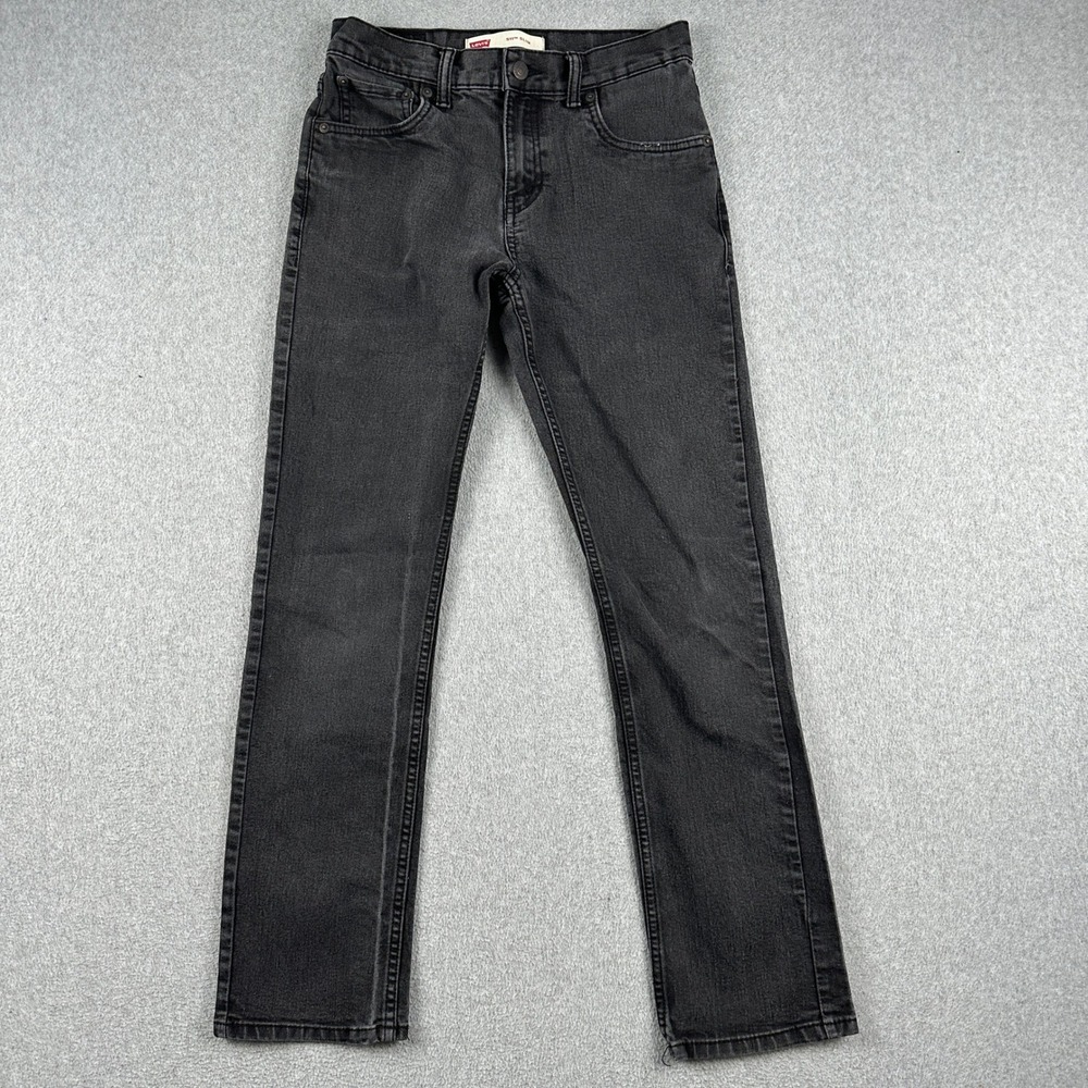 Levi's Jeans Girls 16 Regular 511 Slim Grey Denim Pants